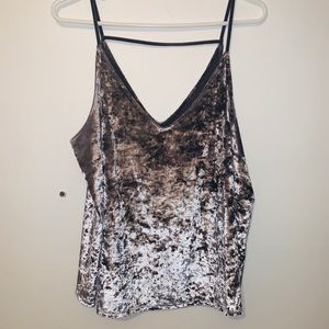 American Eagle Velvet Tank Top